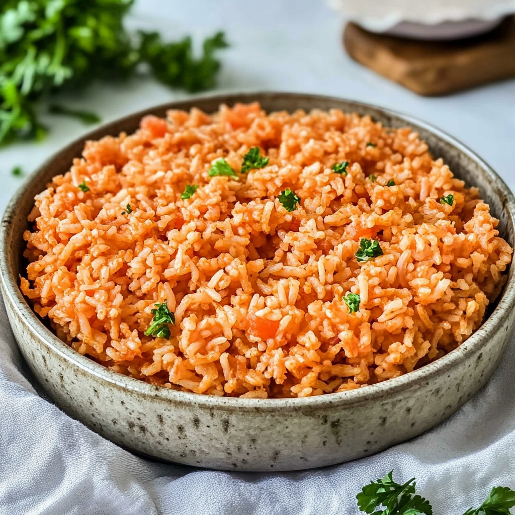 Recipe preparation for Spanish Rice