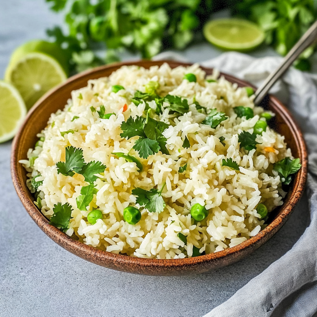 Recipe preparation for Cilantro Lime Rice