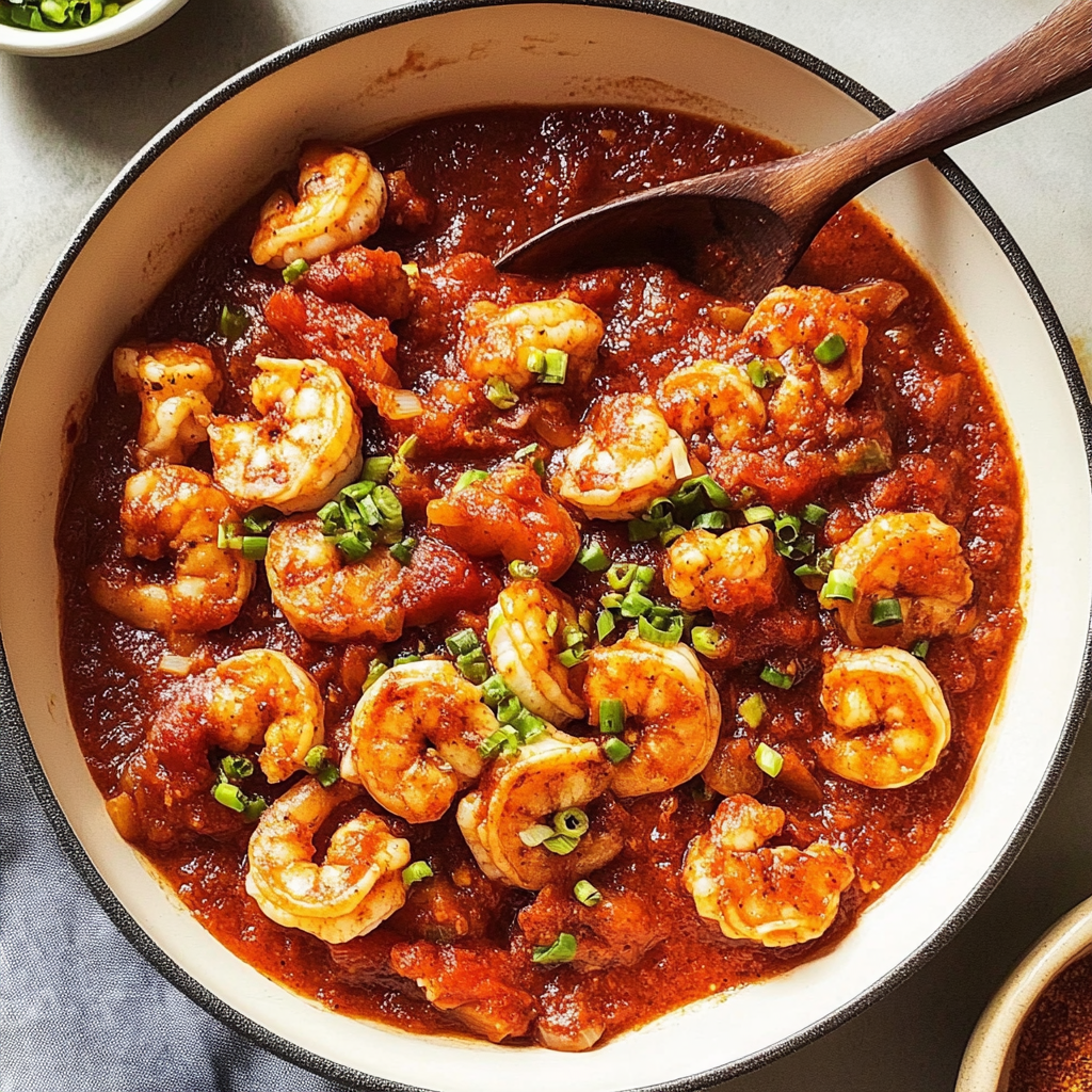 Recipe preparation for Shrimp Creole