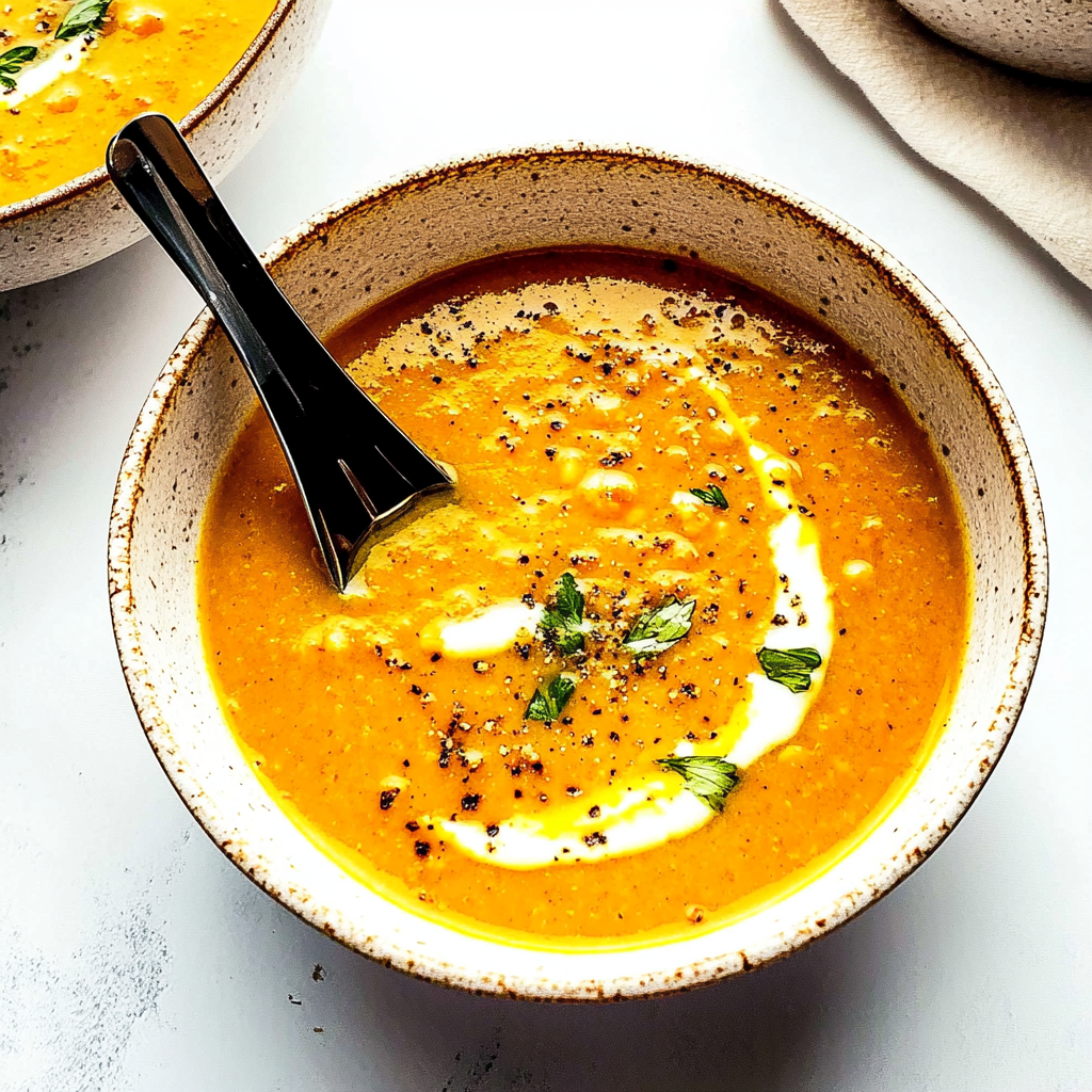 Recipe preparation for Lemony Lentil Soup
