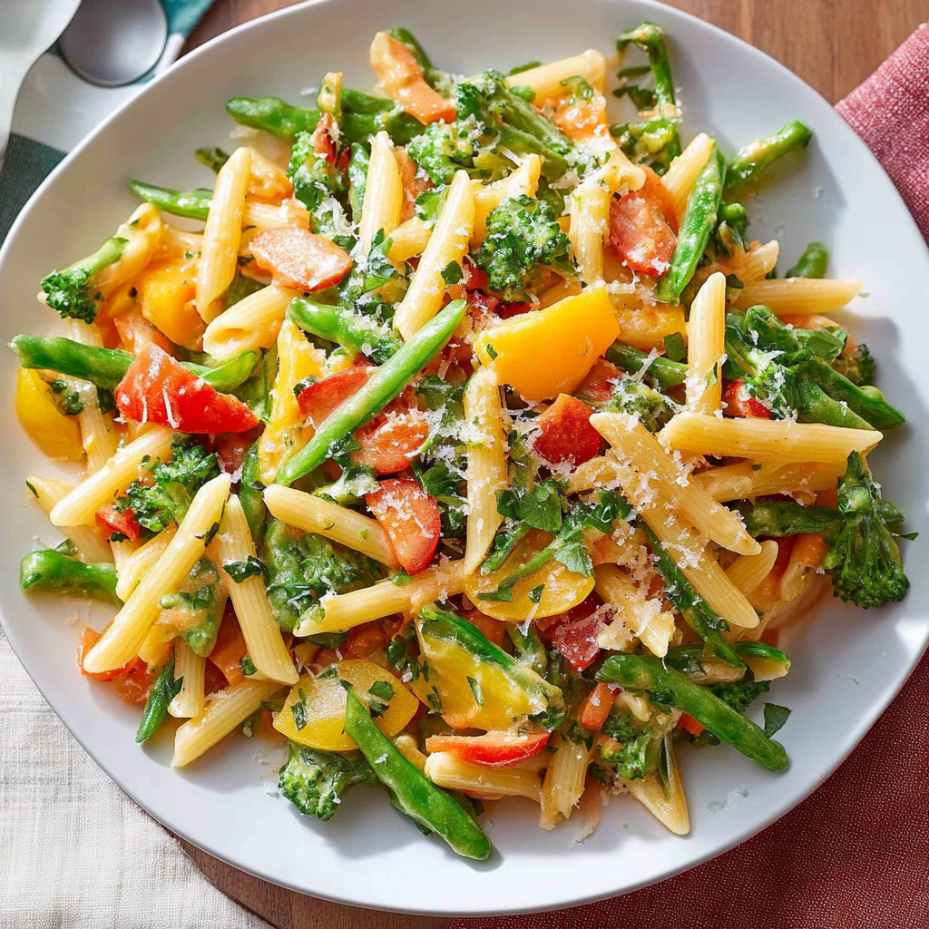 Recipe preparation for Best Pasta Primavera