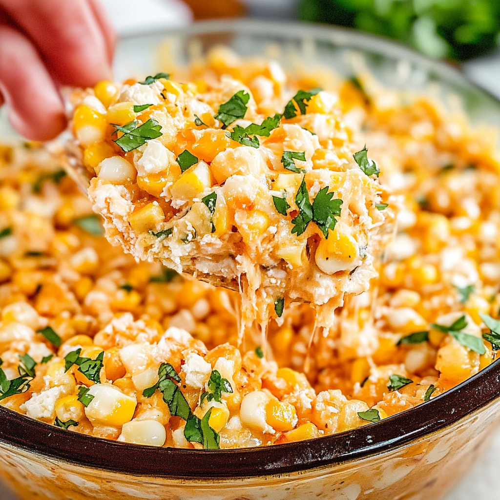 Recipe preparation for Street Corn Dip
