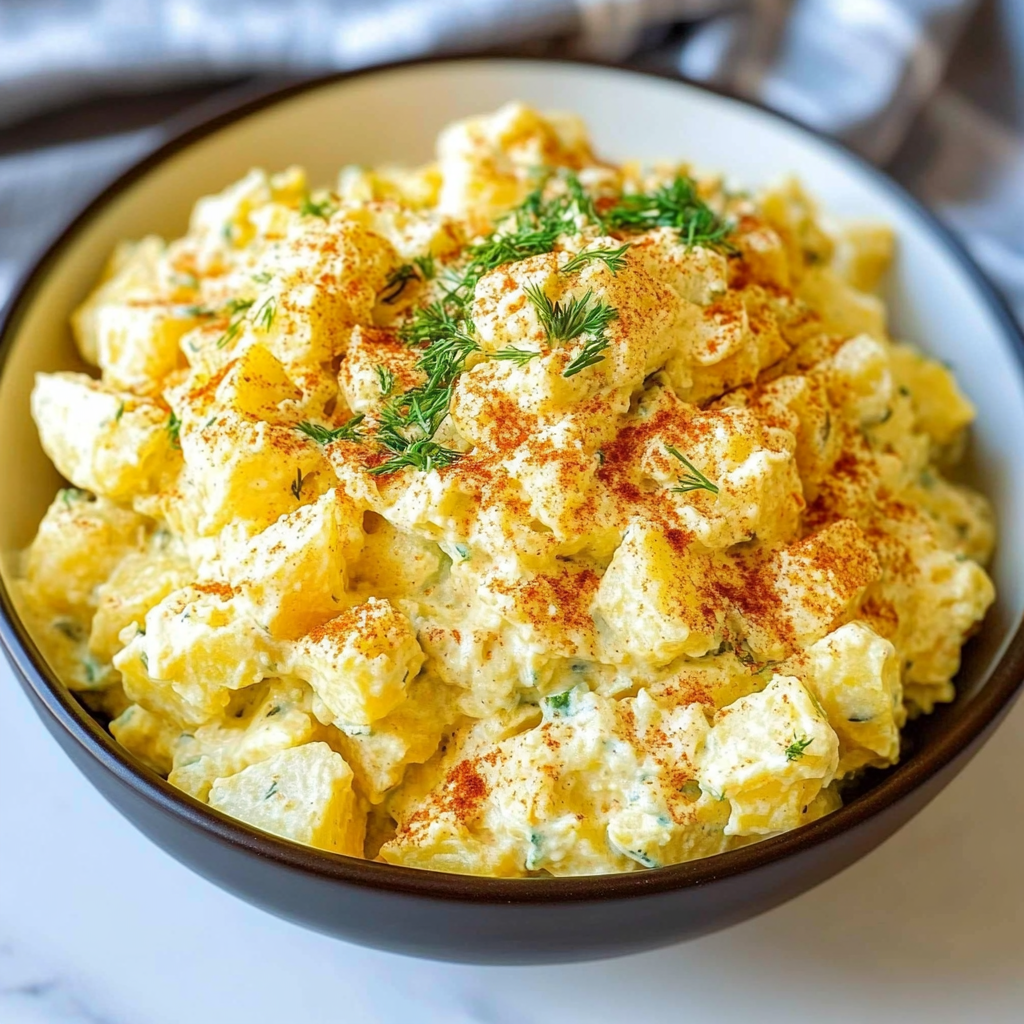 Recipe preparation for Homemade Potato Salad