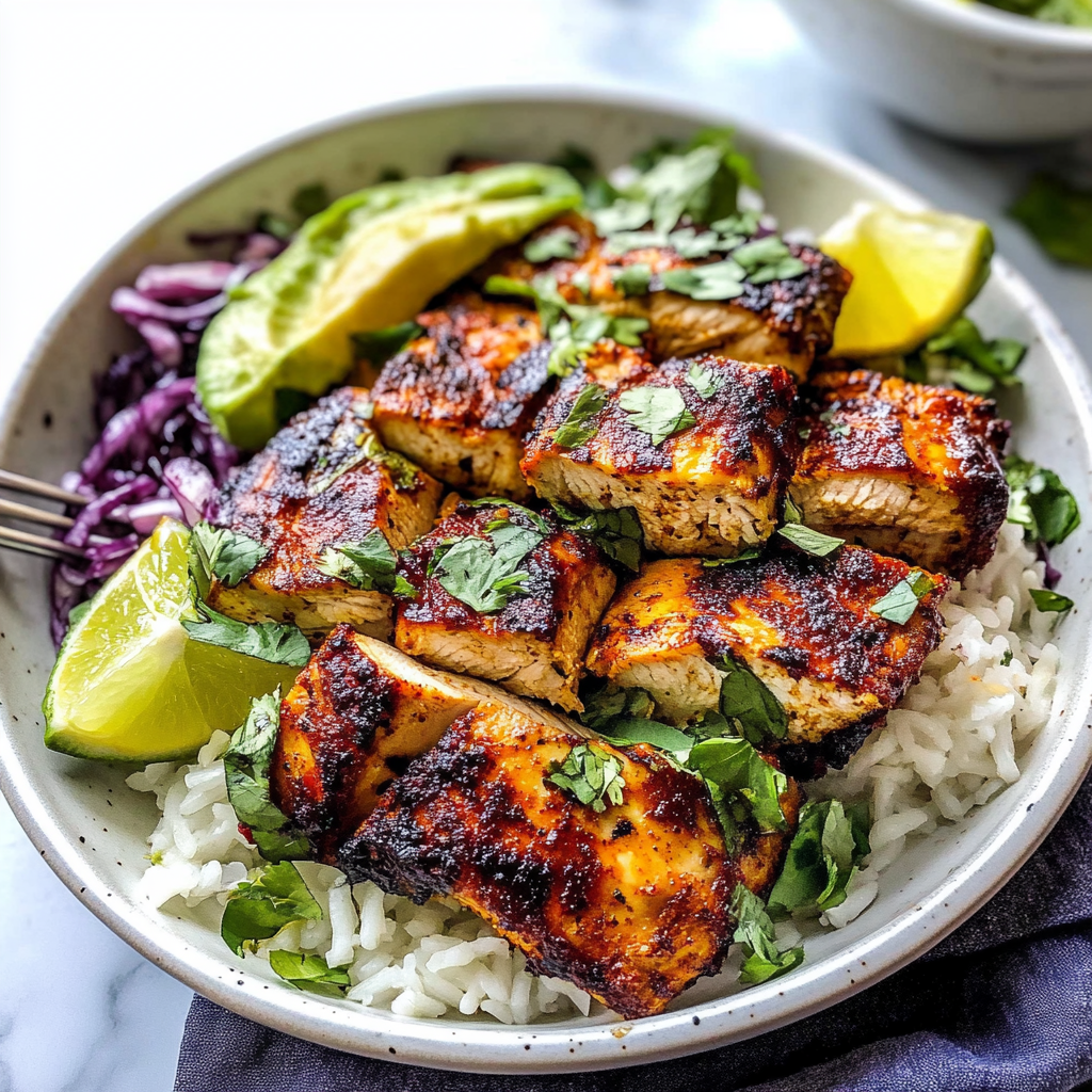 Recipe preparation for Blackened Chicken