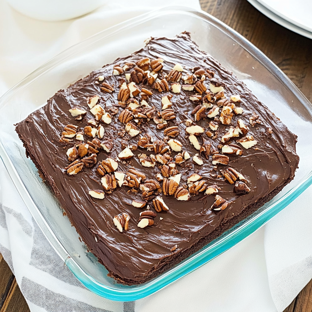 Recipe preparation for Texas Sheet Cake