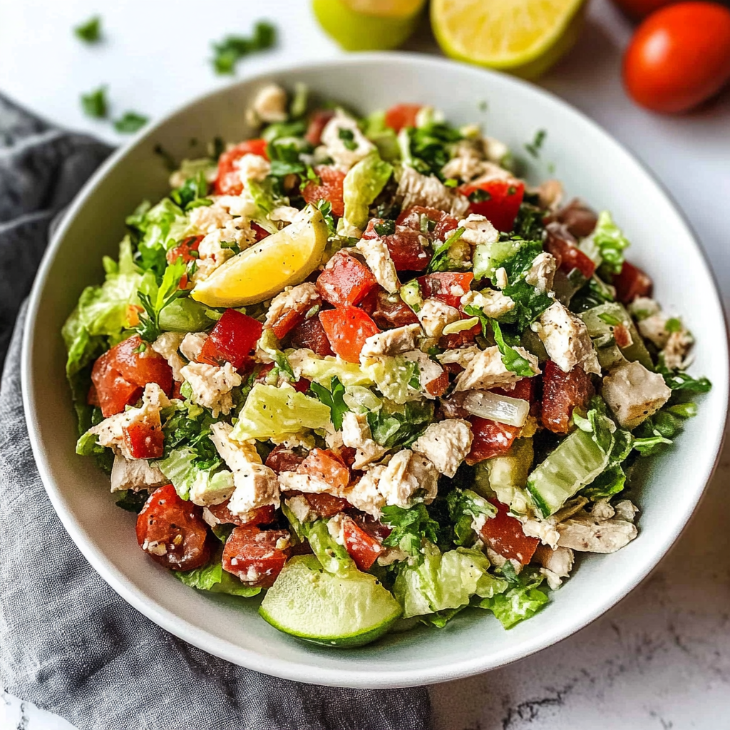 Recipe preparation for BLT Chicken Salad