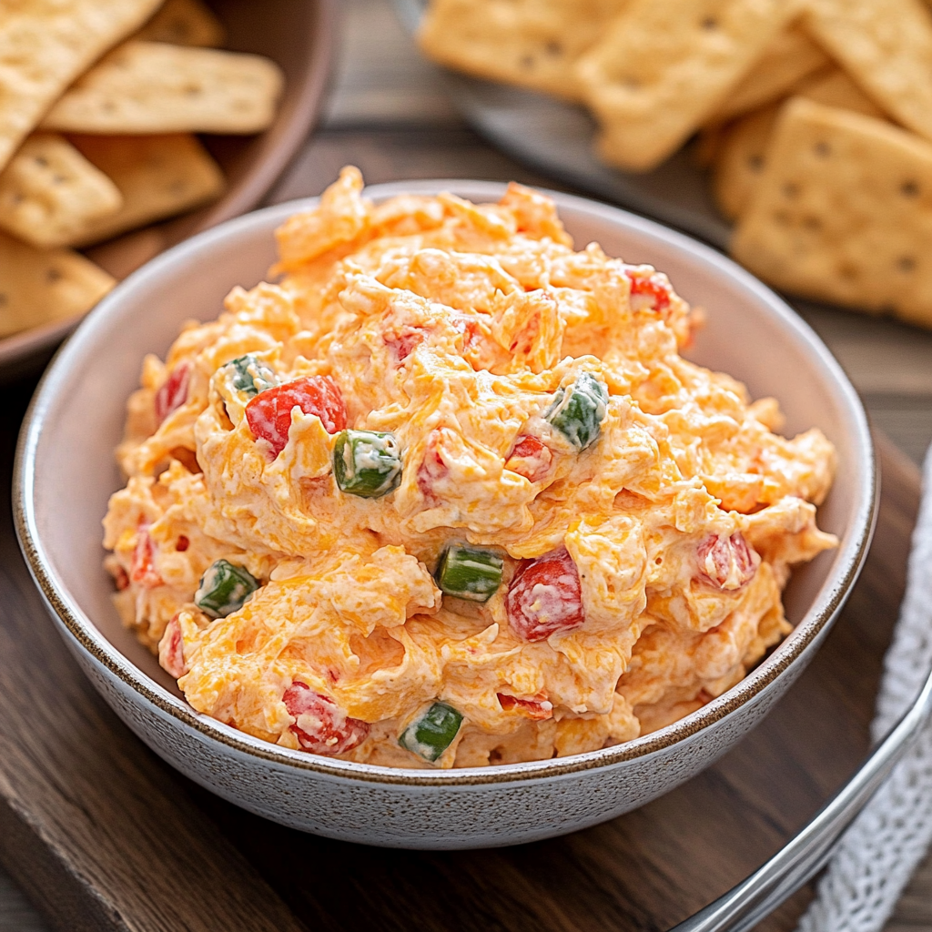Recipe preparation for Jalapeno Pimento Cheese
