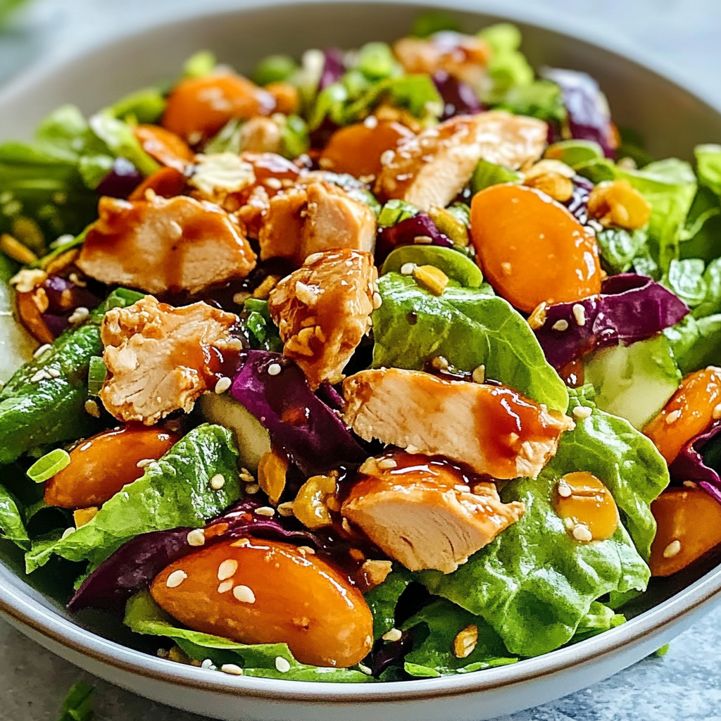 Recipe preparation for Mandarin Chicken Salad