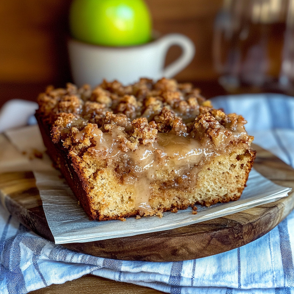 Recipe preparation for Apple Streusel Bread