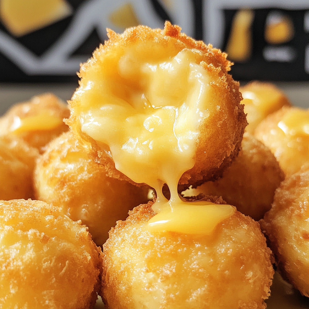 Recipe preparation for Fried Cheese Balls