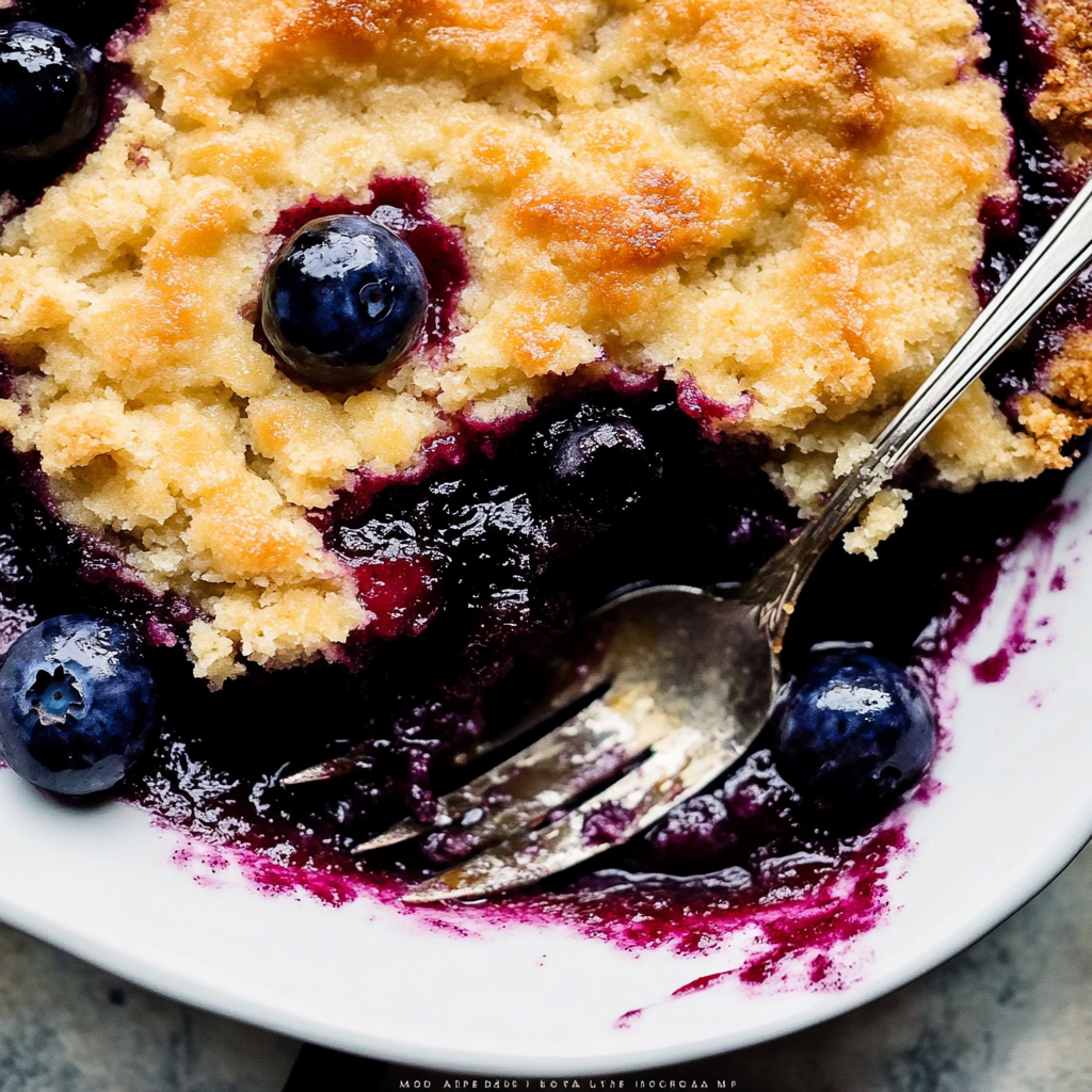 Recipe preparation for Berry Cobbler