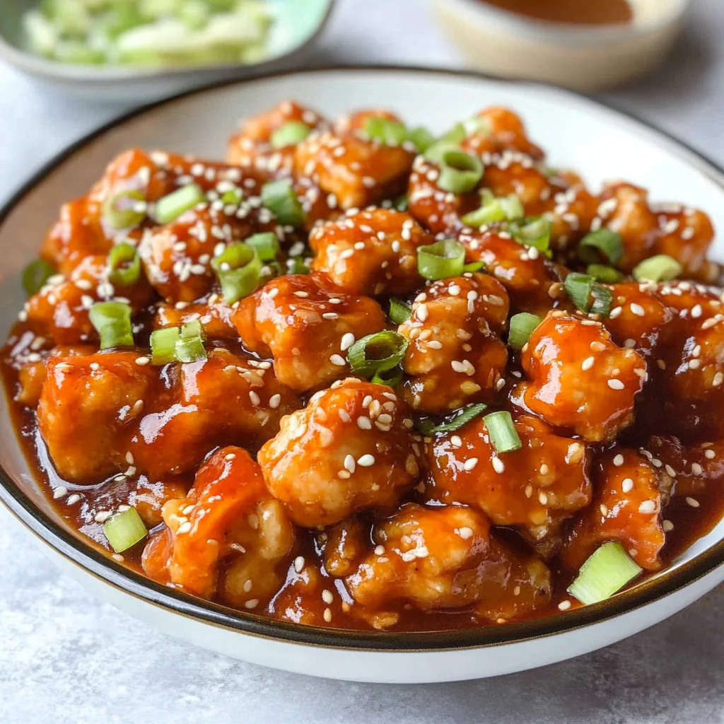 Recipe preparation for Gochujang Chicken