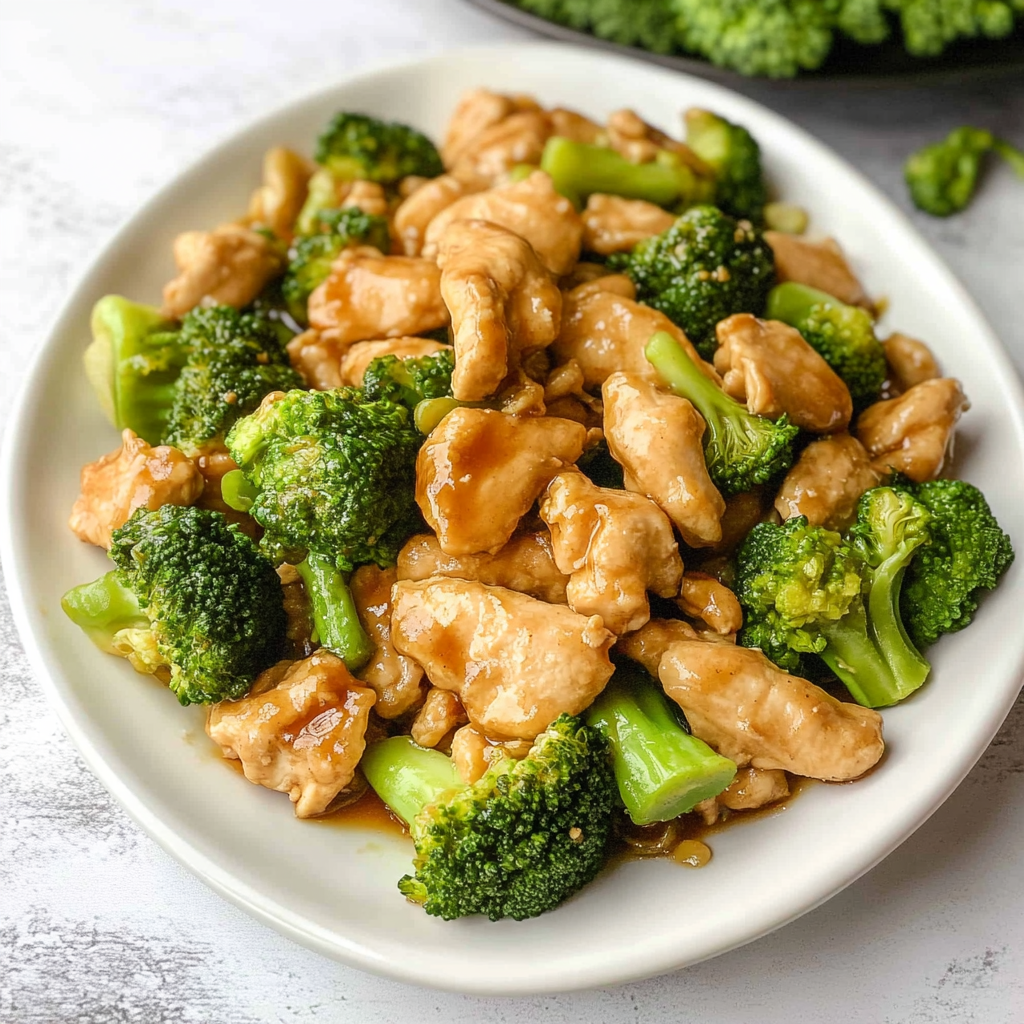 Recipe preparation for Chicken and Broccoli