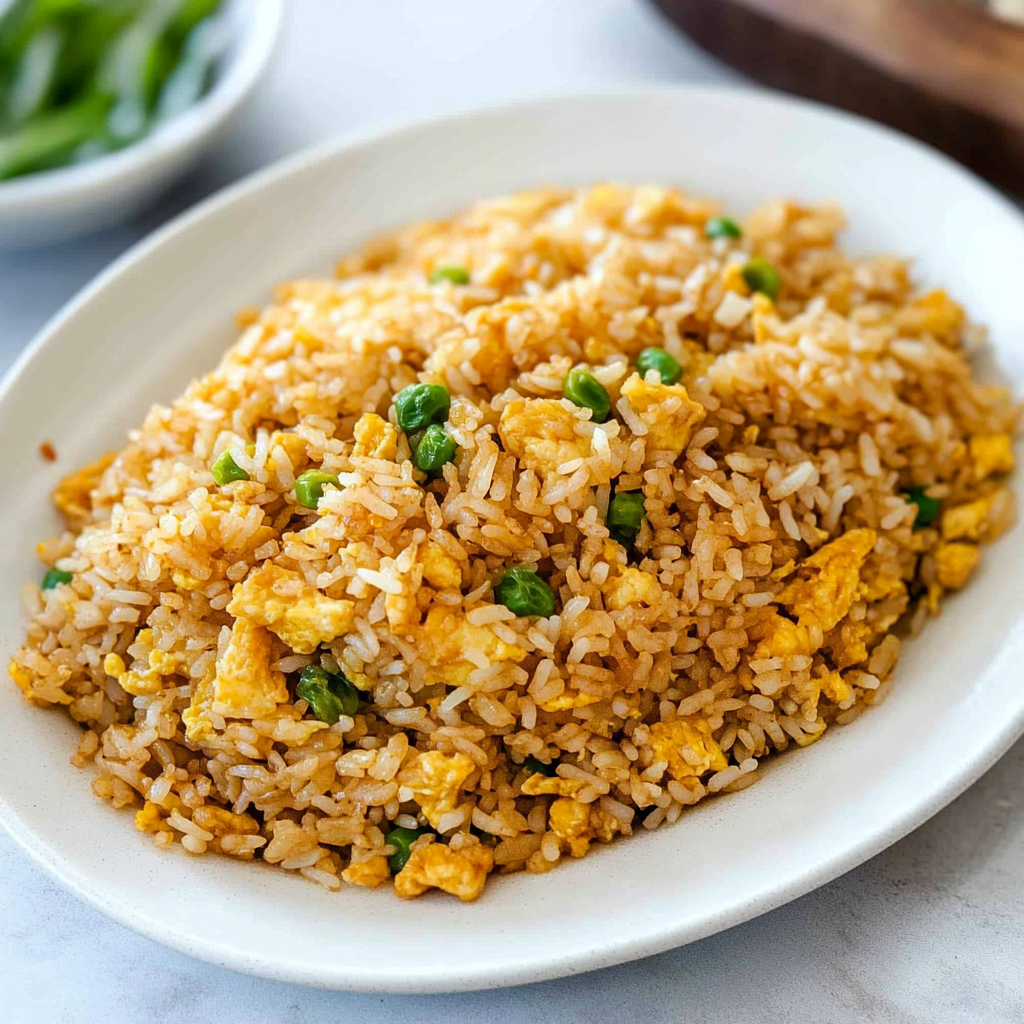 Recipe preparation for Egg Fried Rice