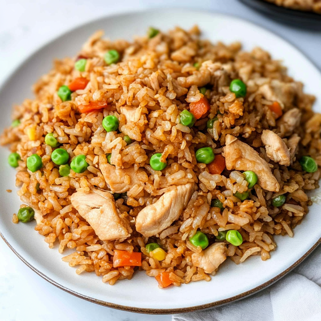 Recipe preparation for Chinese Chicken Fried Rice