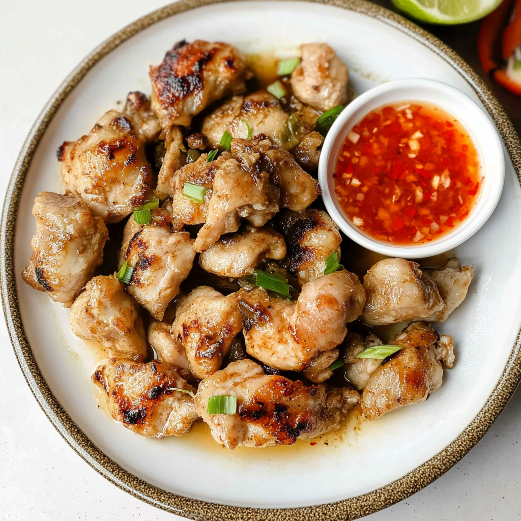 Recipe preparation for Lemongrass Chicken