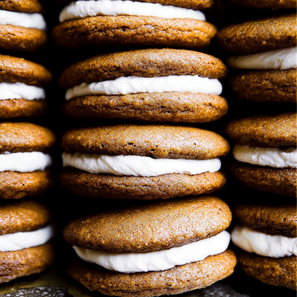 Recipe preparation for Gingerbread Whoopie Pies