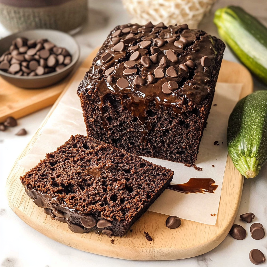 Recipe preparation for Vegan Chocolate Zucchini Bread