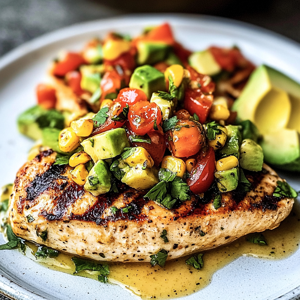 Recipe preparation for Fiesta Lime Chicken Recipe with Avocado
