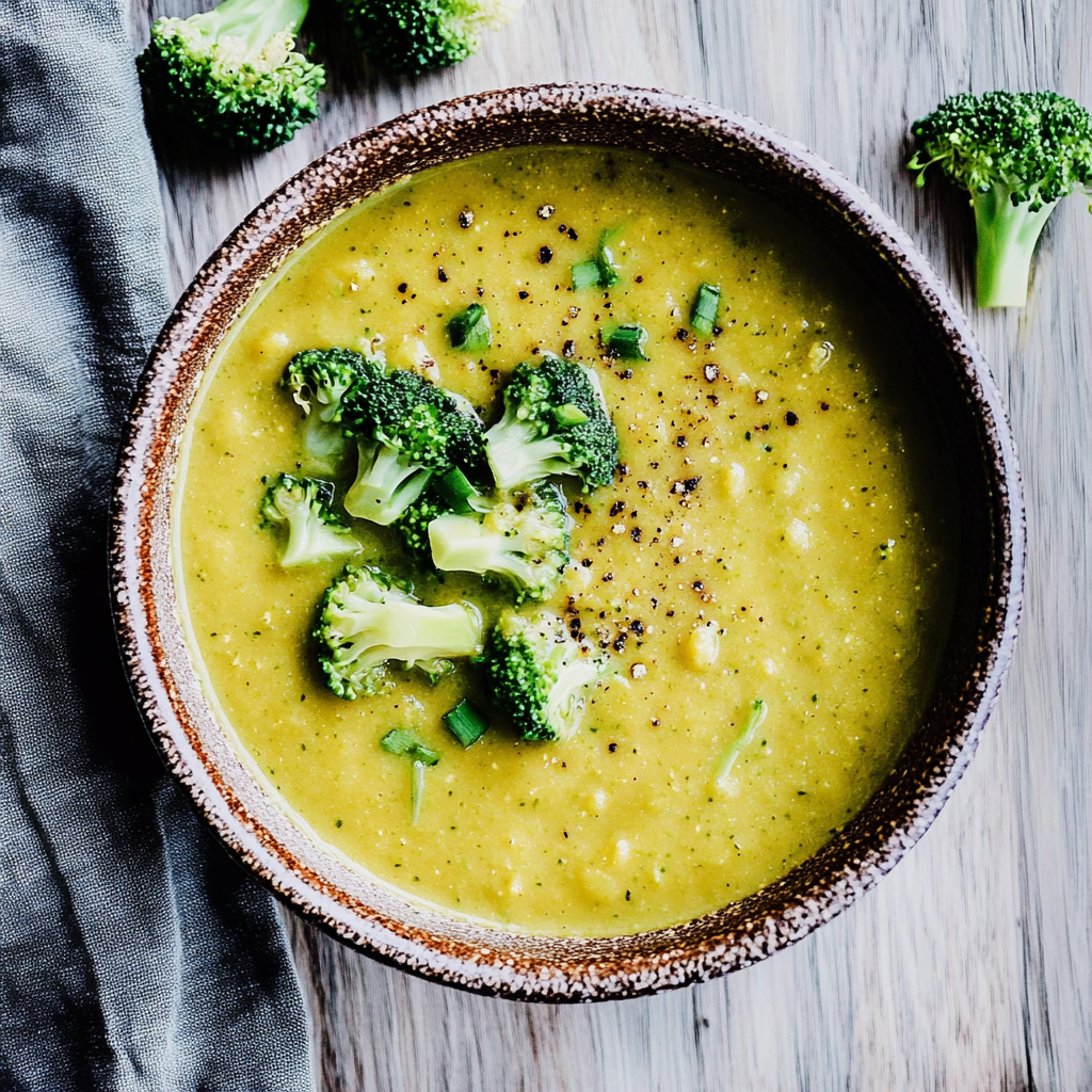 Recipe preparation for Broccoli Cauliflower Soup