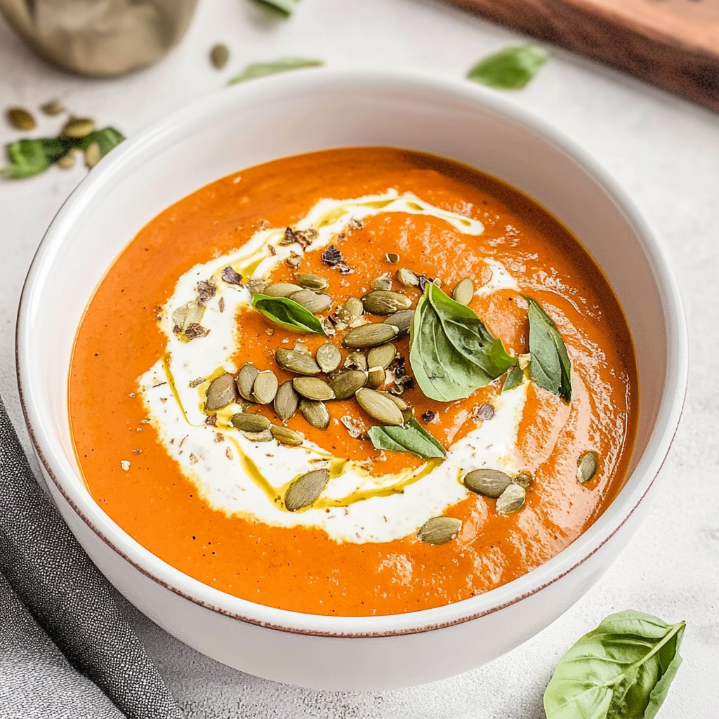 Recipe preparation for Crockpot Pumpkin Soup