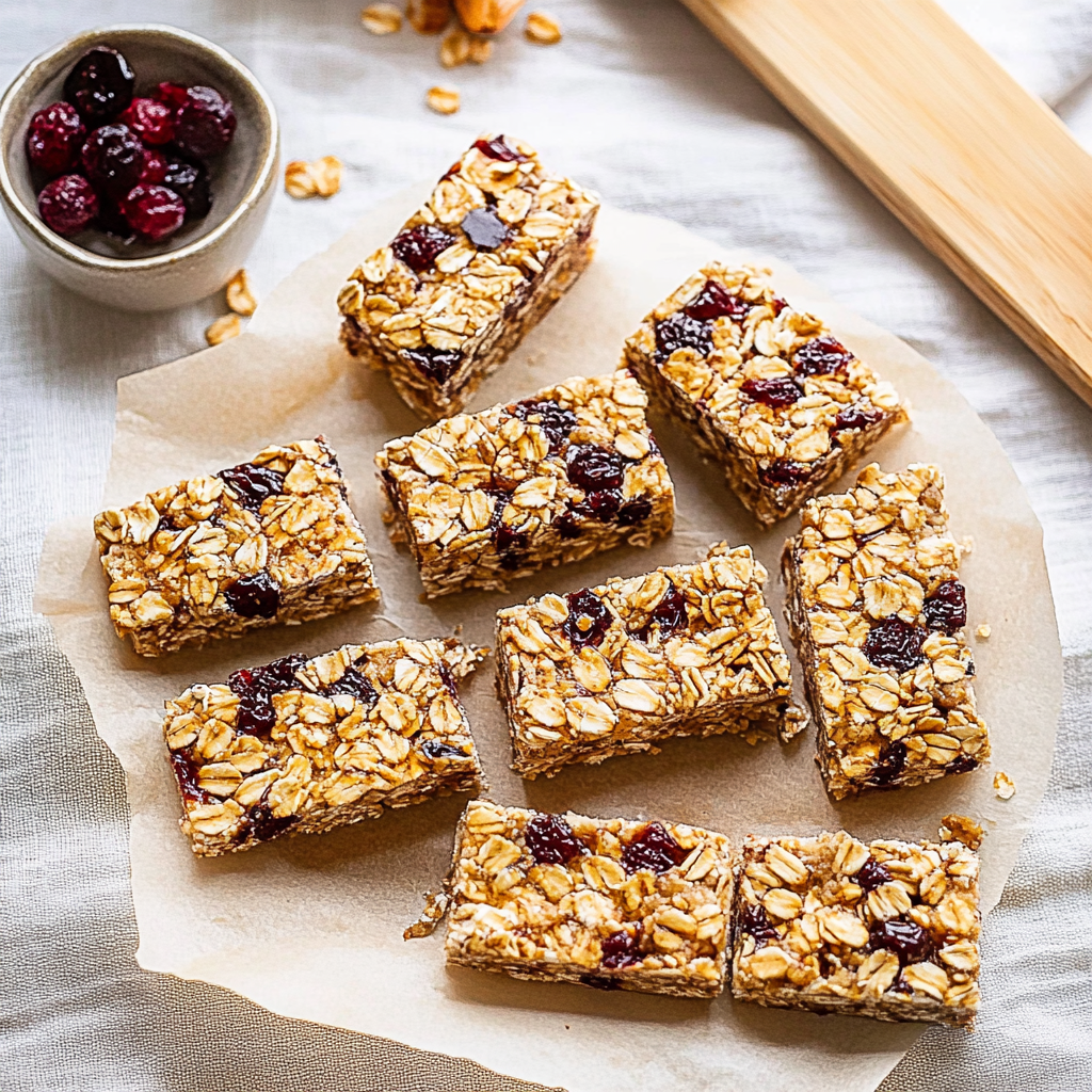 Recipe preparation for granola bars