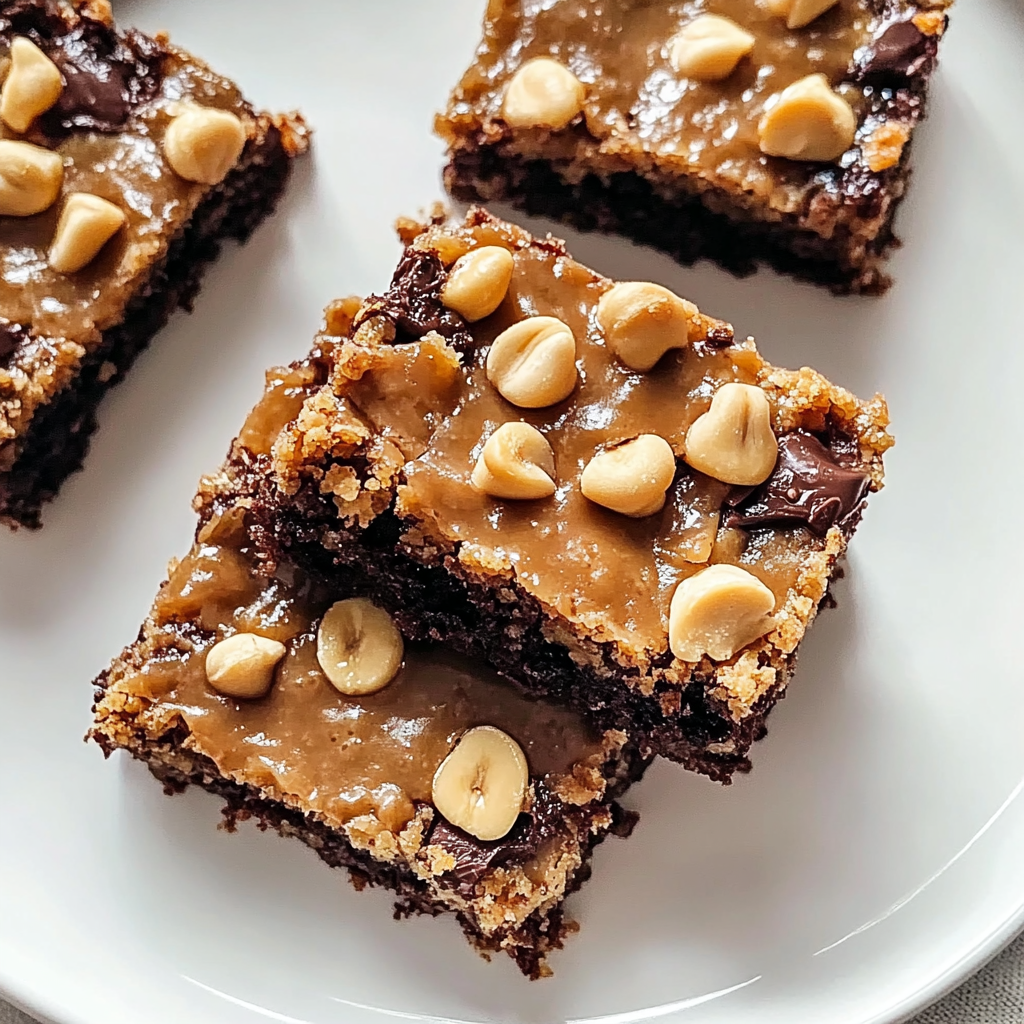 Recipe preparation for Peanut Butter Banana Bars