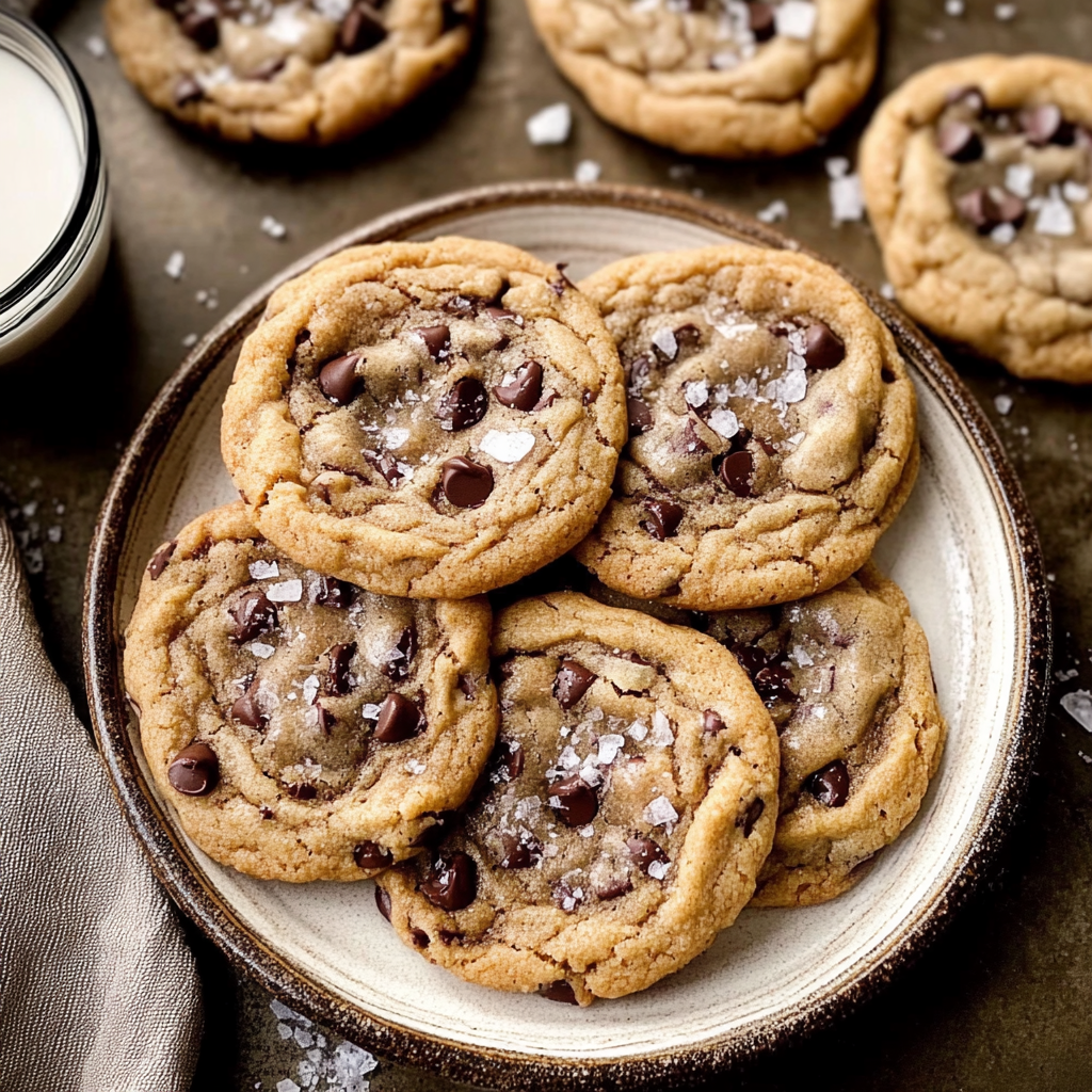 Recipe preparation for Espresso Chocolate Chip Cookies
