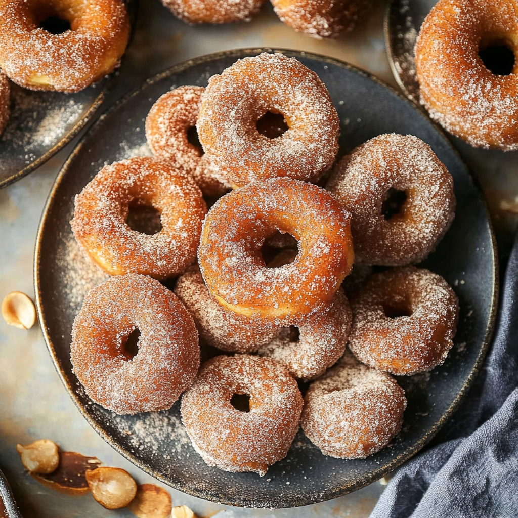 Recipe preparation for Apple Cider Donuts Recipe