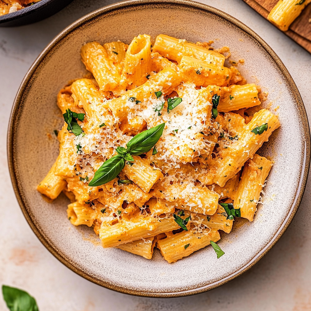 Recipe preparation for Cottage Cheese Pasta