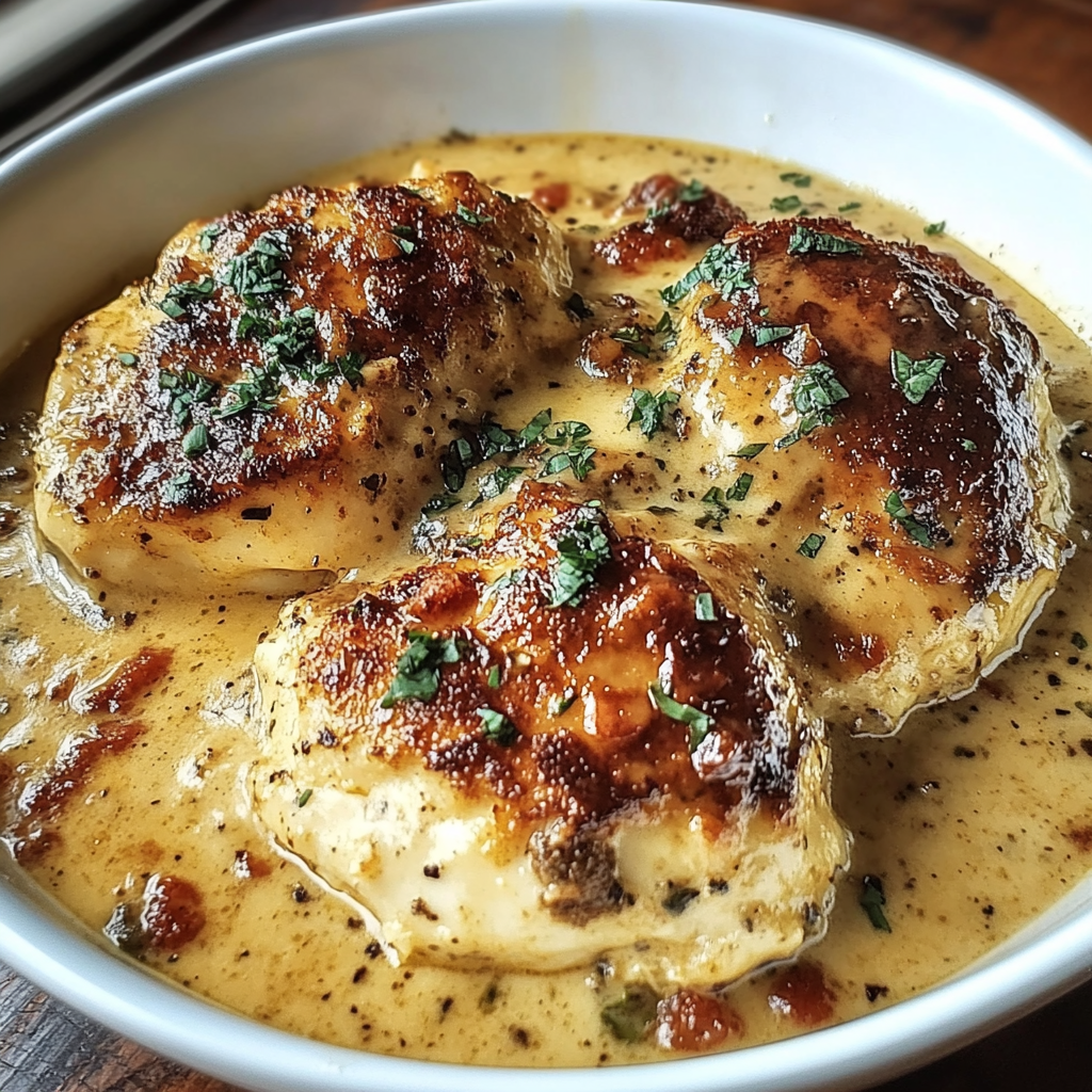 Recipe preparation for Marry Me Chicken Creamy Parmesan
