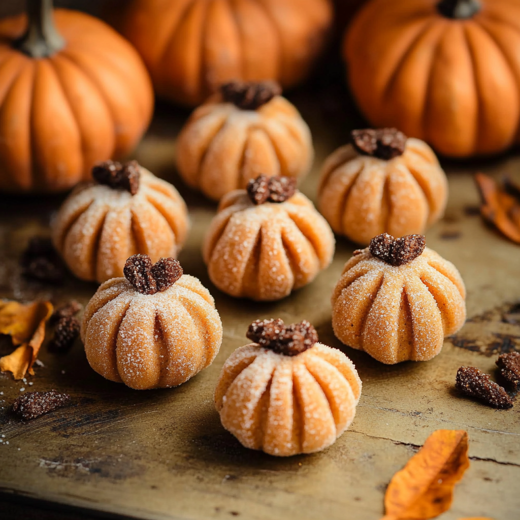 Recipe preparation for Pumpkin Cheesecake Truffles
