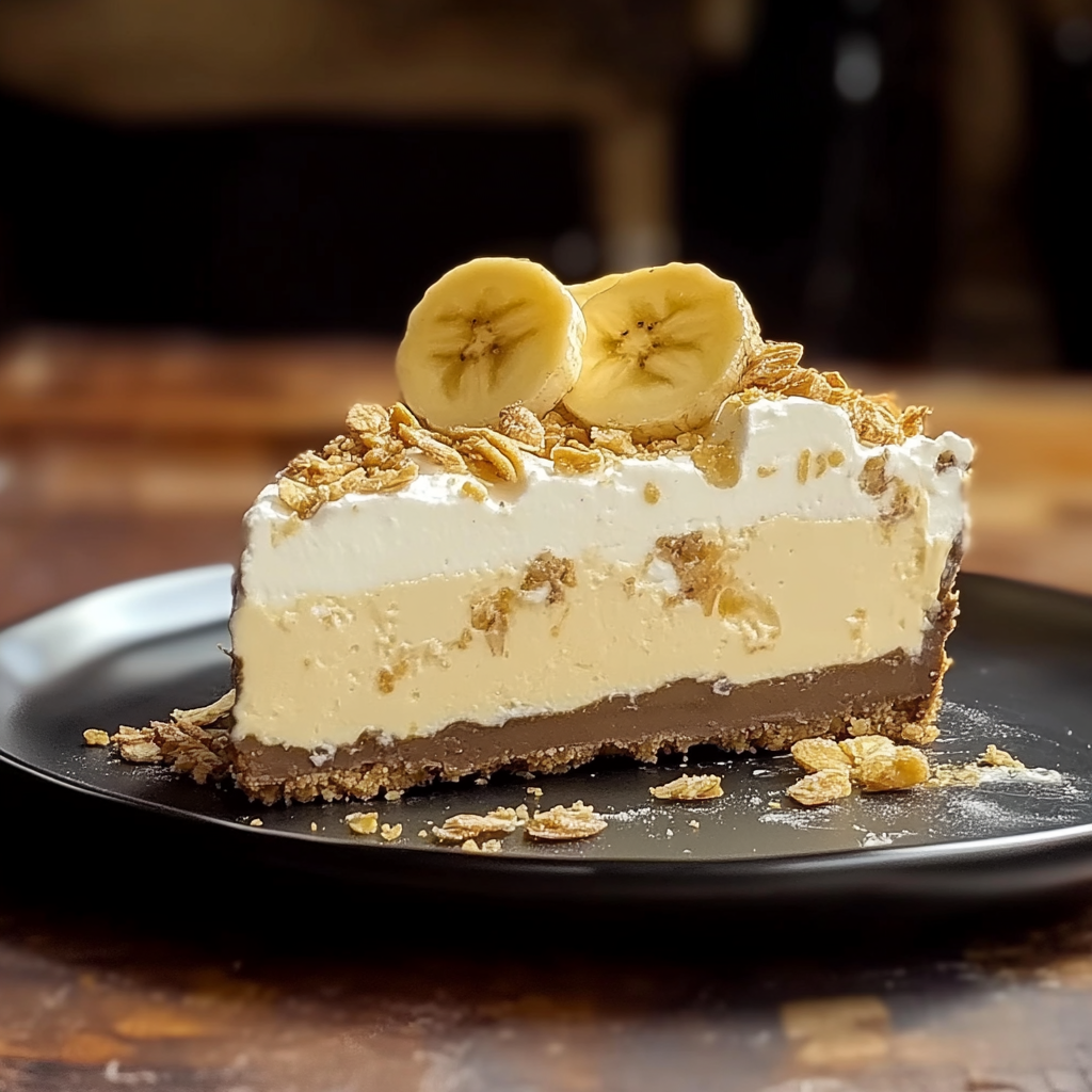 Recipe preparation for Creamy Banana Pudding Cheesecake