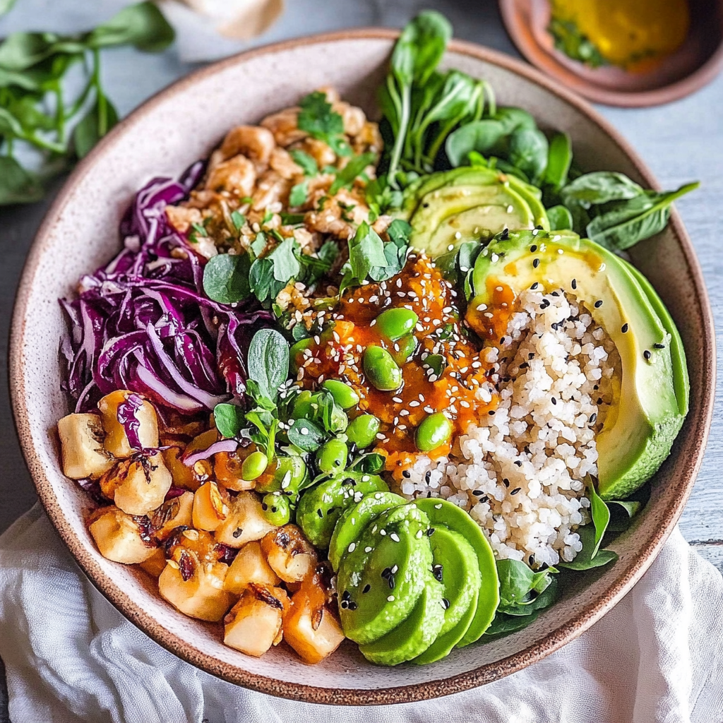 Recipe preparation for Vegan and Healthy Buddha Bowl
