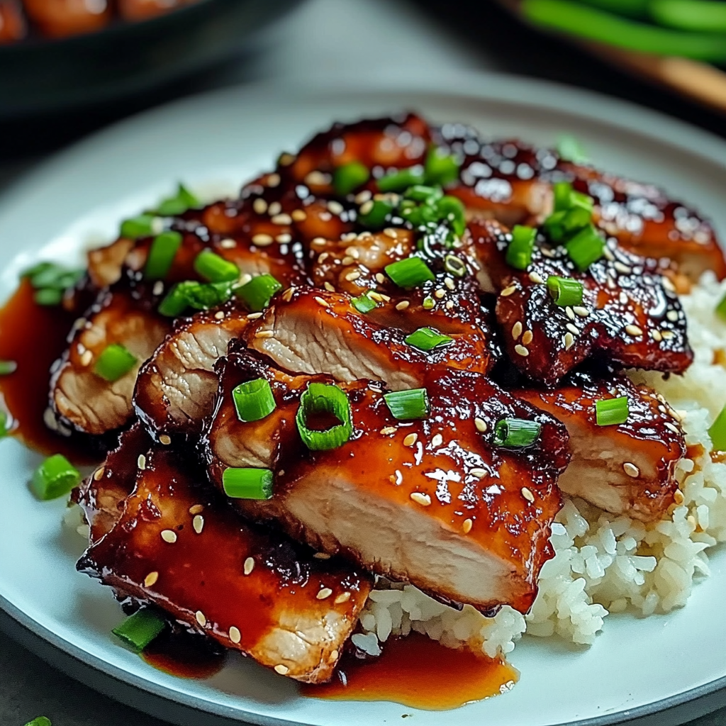 Recipe preparation for Char Siu Chicken
