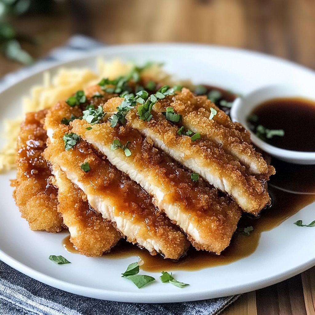 Recipe preparation for Crispy Chicken Katsu