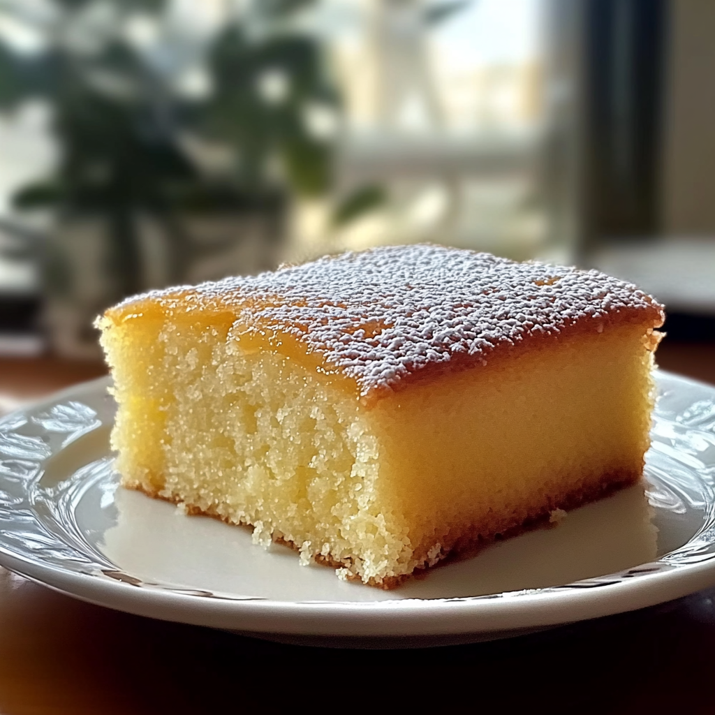 Recipe preparation for Four-Ingredient Condensed Milk Cake