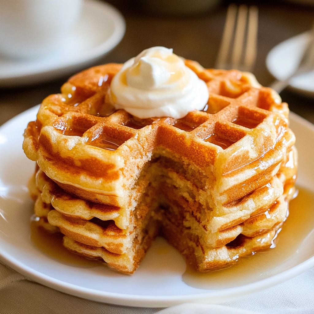 Recipe preparation for Protein Waffles