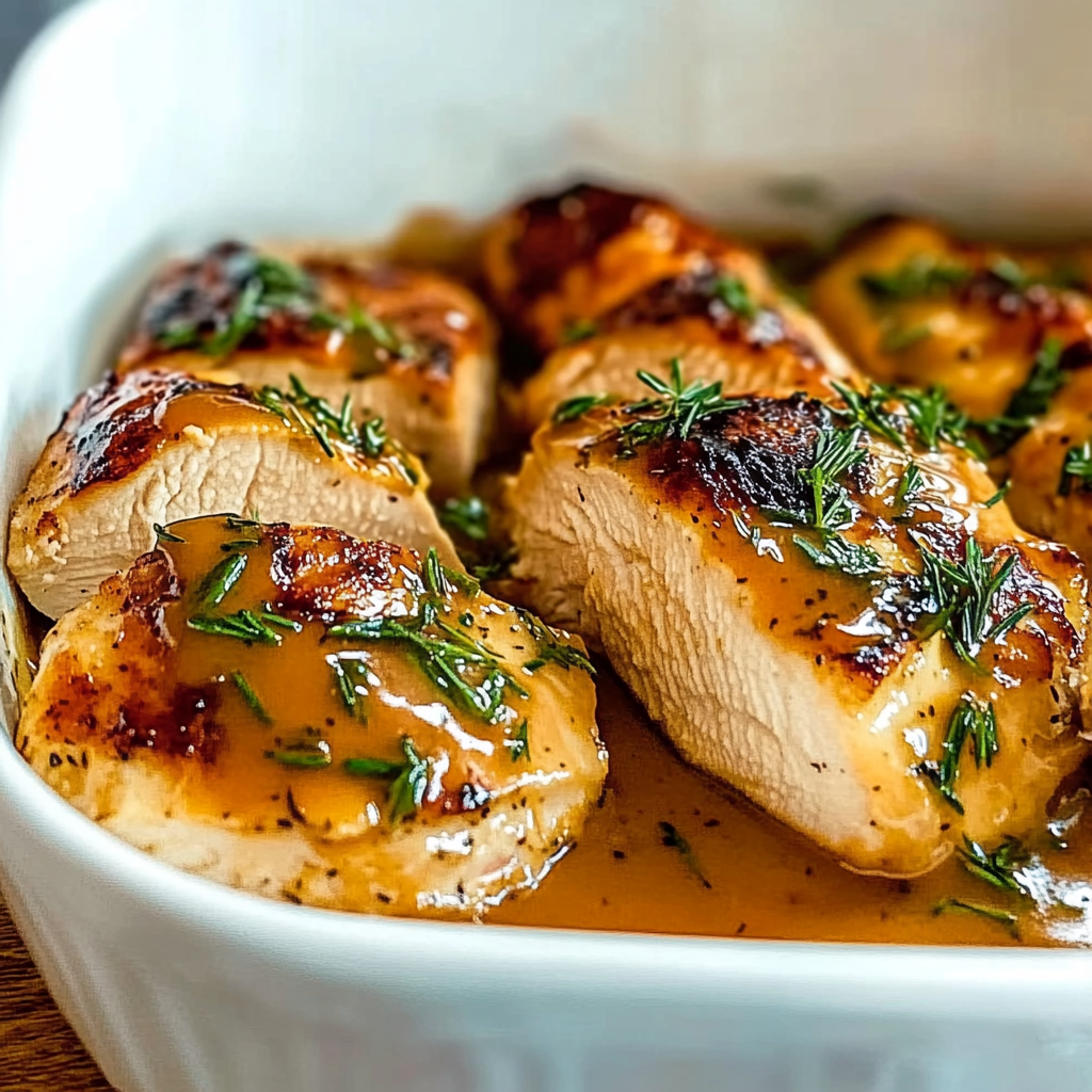 Recipe preparation for Baked Honey Mustard Chicken