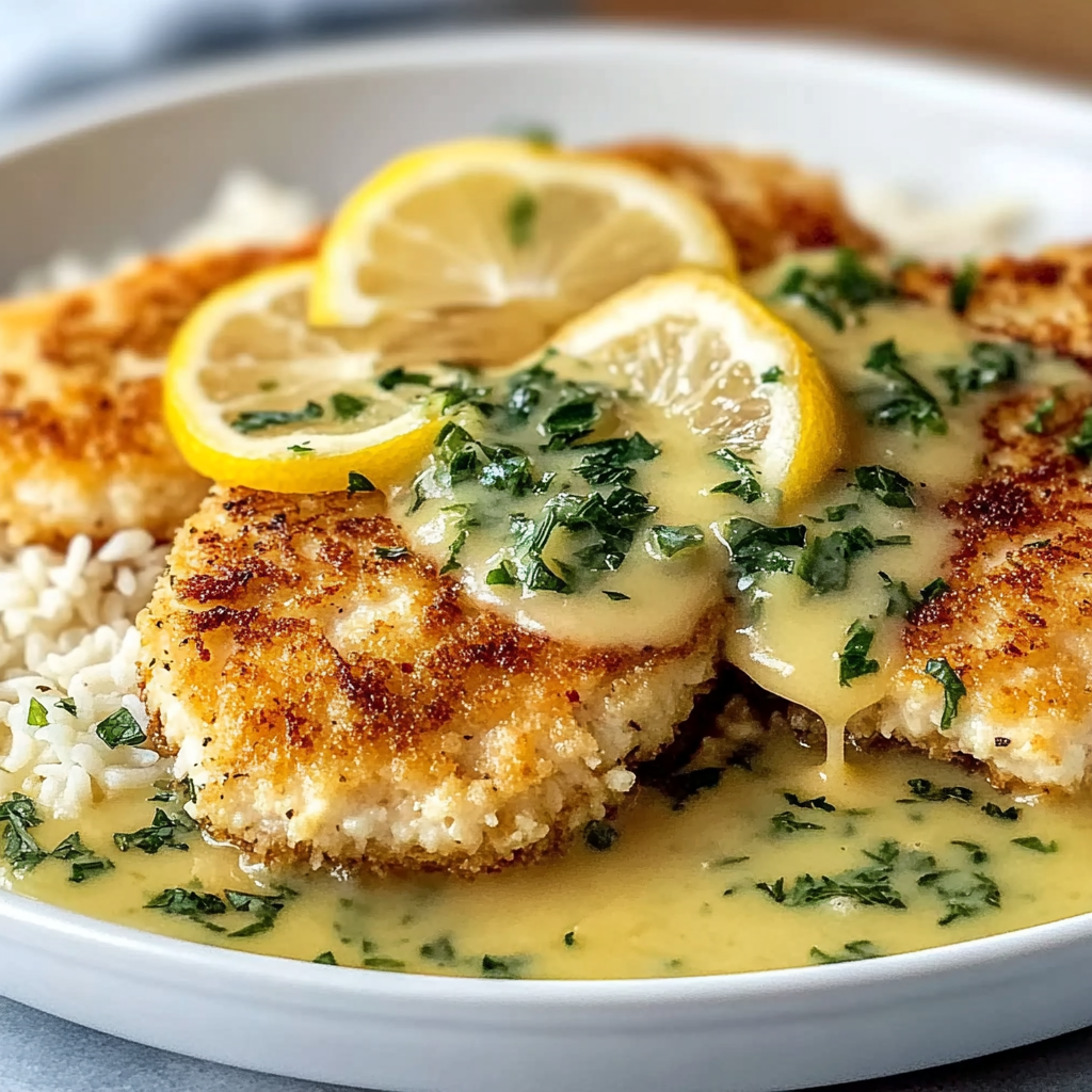 Recipe preparation for Tasty Chicken Piccata with Lemon Sauce Recipe