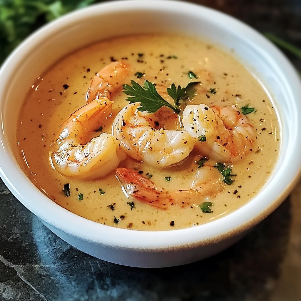 Recipe preparation for Creamy Crab and Shrimp Seafood Bisque