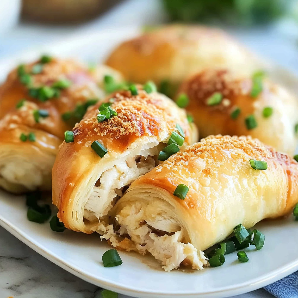 Recipe preparation for Chicken Crescent Roll Ups