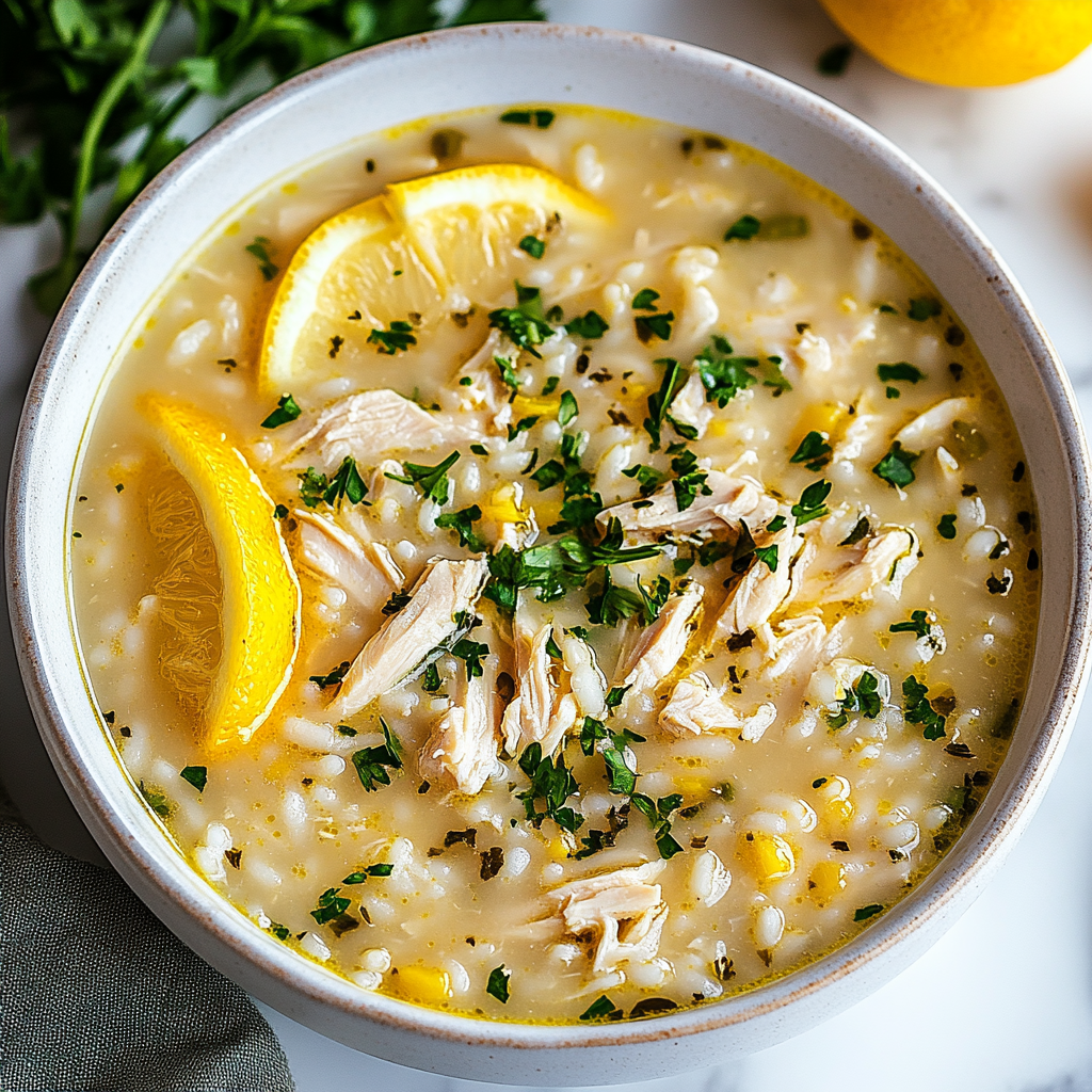 Recipe preparation for Crockpot Lemon Chicken Soup