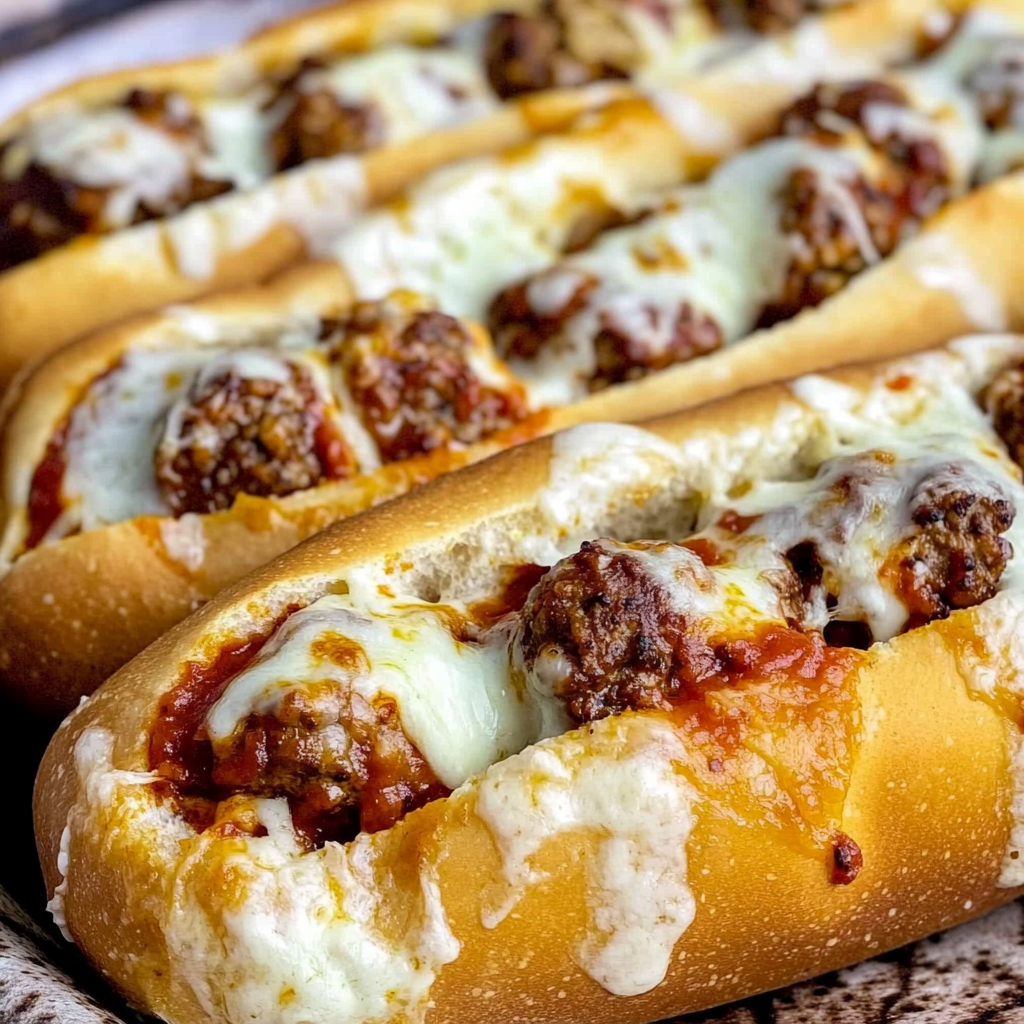 Recipe preparation for Easy Weeknight Meatball Sub