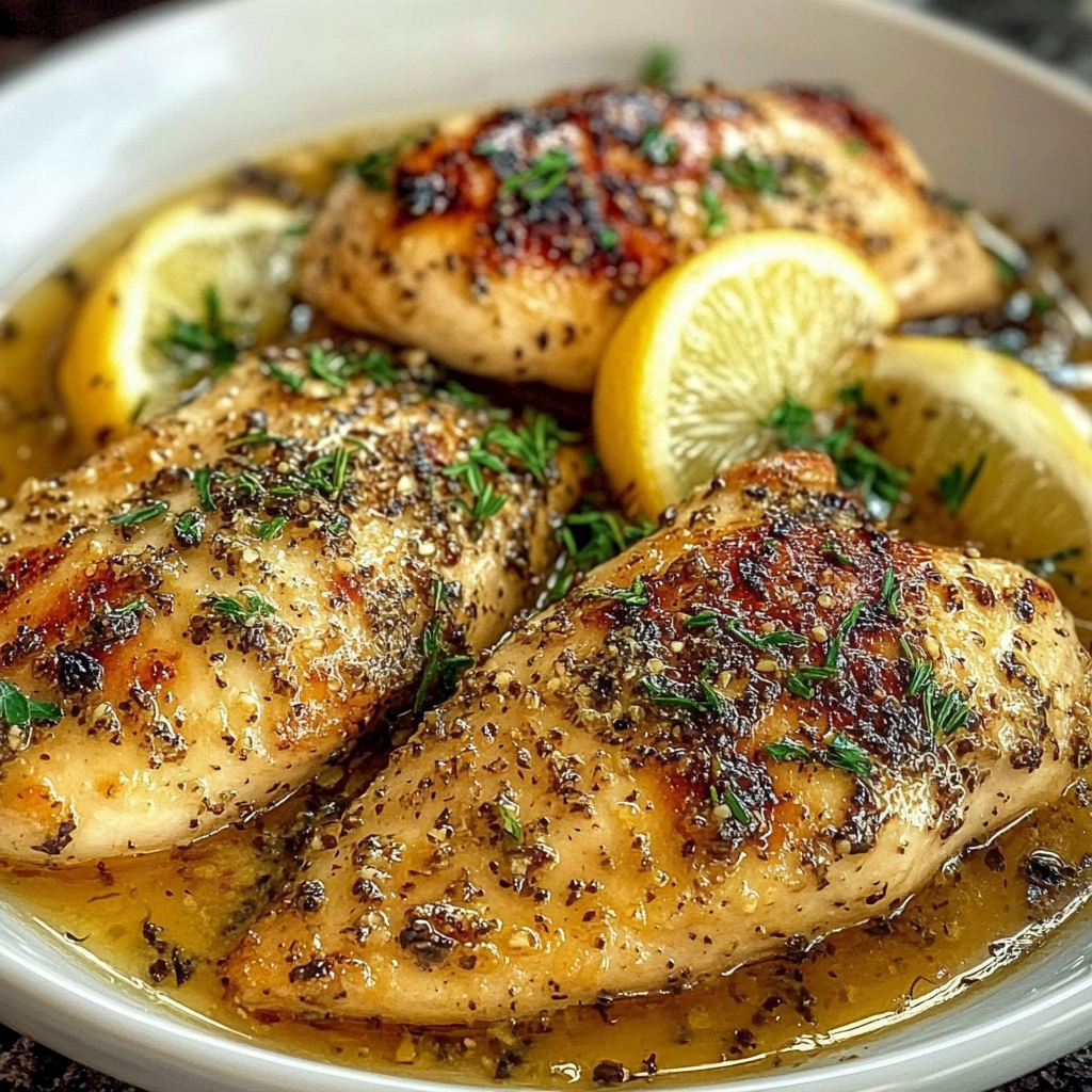 Recipe preparation for Easy Lemon Pepper Chicken Recipe