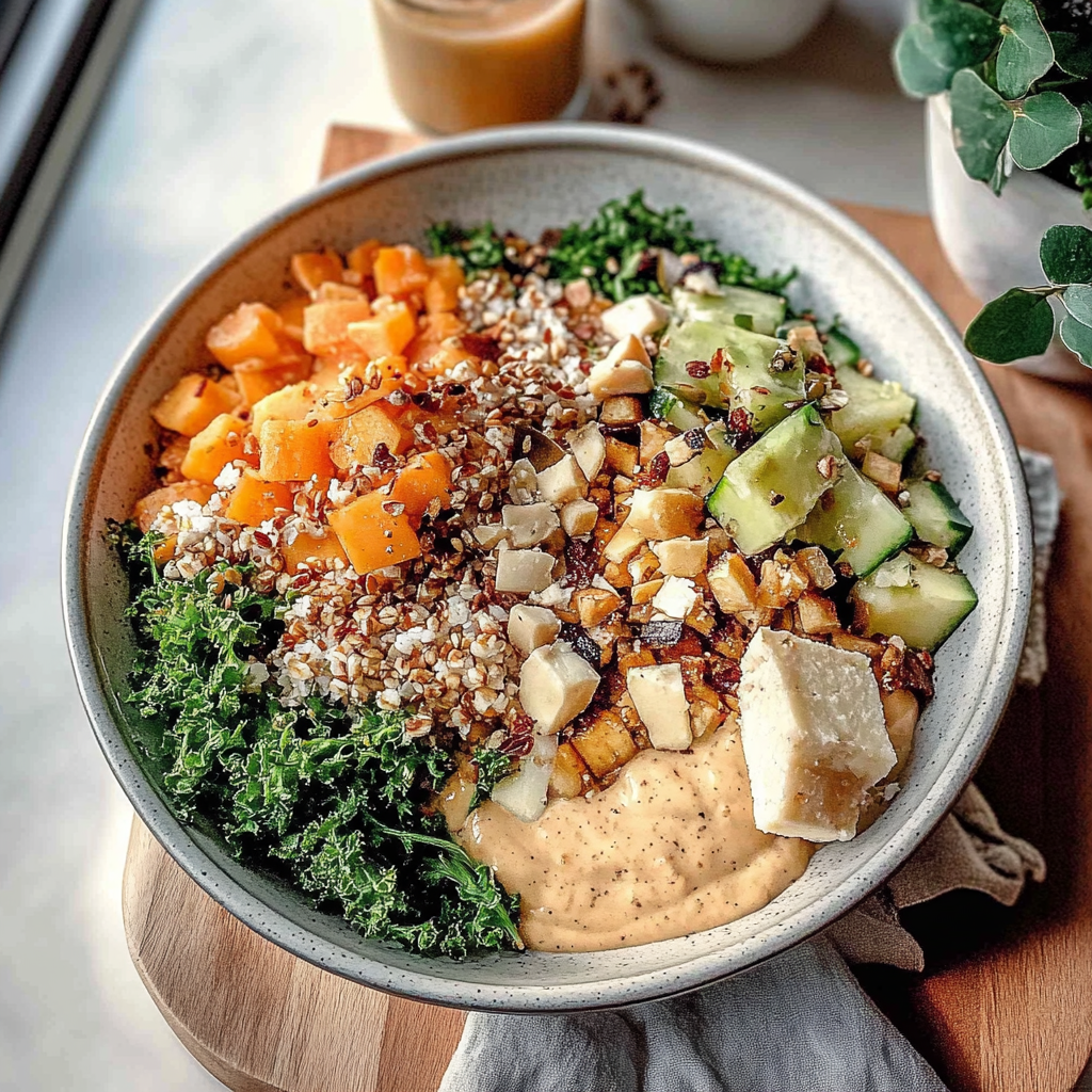 Recipe preparation for Autumn Grain Bowls