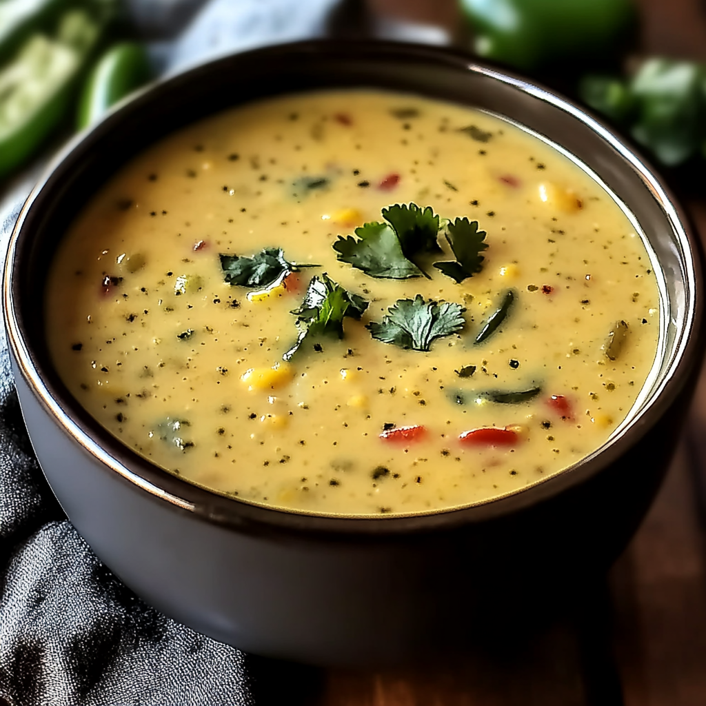 Recipe preparation for Jalapeno Popper Soup