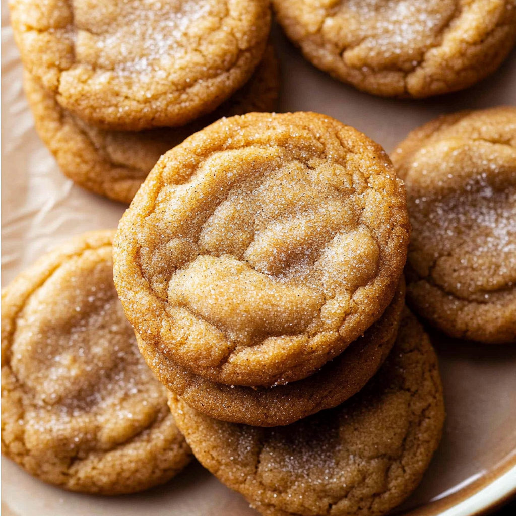 Recipe preparation for Chewy Pumpkin Snickerdoodle Cookies