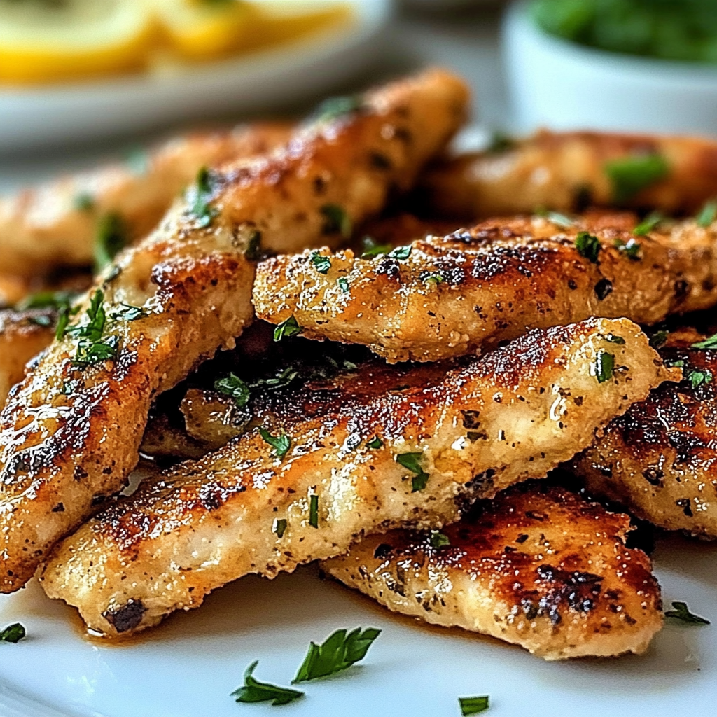 Recipe preparation for Crispy Greek Chicken Tenders