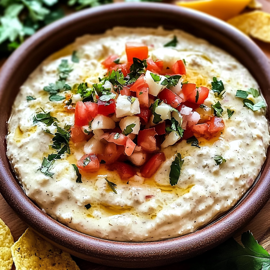 Recipe preparation for Easy Cottage Cheese Queso
